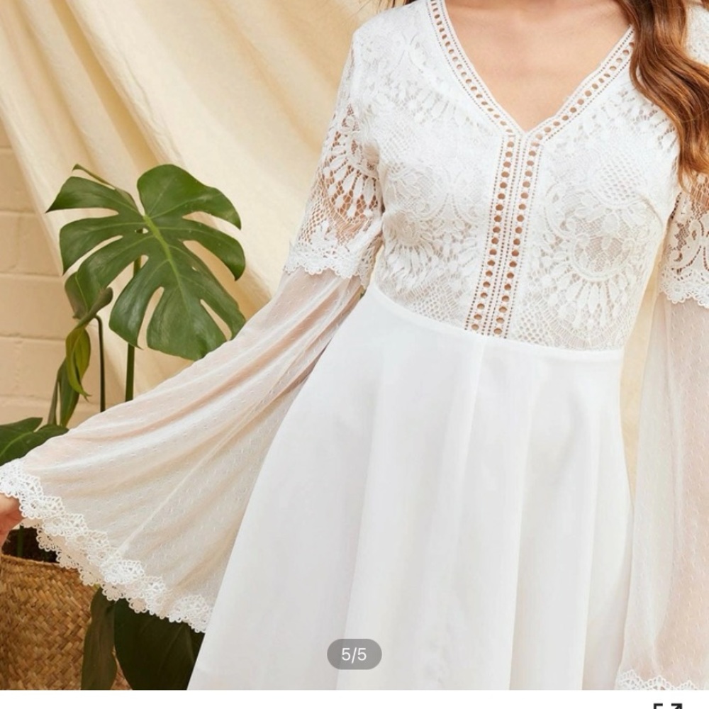 White SHEIN dress